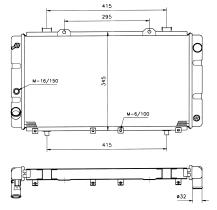 Nrf 503957 - RADIADOR CU TOYOTA MR2 84-