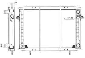  50409 - RADIADOR CU RENAULT TRUCKS B 83-99