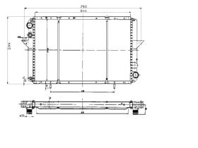 Nrf 50416 - RADIADOR RENAULT MASTER 2.0/2,2/2,5