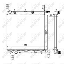  50430A - RADIADOR ALU MECHAN CITROEN C2 03-