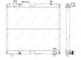 Nrf 50433 - RADIADOR ALU BRAZED SUZUKI VITARA 9