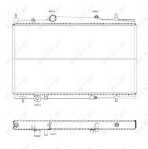 Nrf 50441 - RADIADOR ALU BRAZED CITROEN C5 3.0