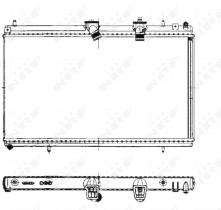 Nrf 50442 - RADIADOR ALU BRAZED CITROEN C5 04-