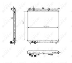 Nrf 50447 - RADIADOR ALU BRAZED CITROEN C3 02-