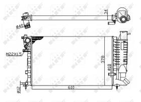  50475 - RADIADOR ALU MECHAN CITROEN XSARA 9