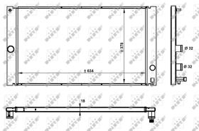 Nrf 50478 - RADIADOR ALU BRAZED VOLVO C30 2.0D