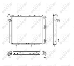 Nrf 504953 - RADIADOR ALU MECHAN RENAULT 11 84-