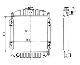 Nrf 505308 - RADIADOR NISSAN-DATSUN SUNNY 1.2 12