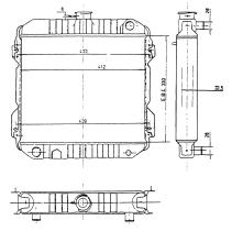 Nrf 505312 - RADIADOR NISSAN-DATSUN SUNNY 1.4