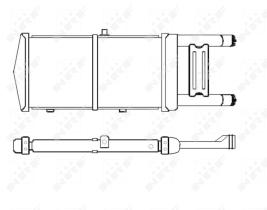 Nrf 50538 - RADIADOR AUDI 80 91-