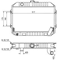 Nrf 505700 - RADIADOR MITSUBISHI CELESTE/GALANT