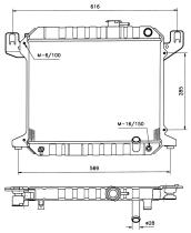 Nrf 505823 - RADIADOR HONDA ACCORD 1.6