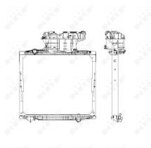  50588 - RADIADOR ALU BRAZED MAN TGA 00-