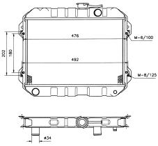 Nrf 505919 - RADIADOR TOYOTA COROLLA 1.2/1,3