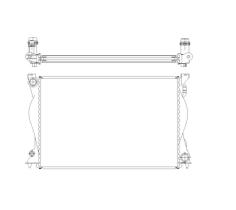 Nrf 50597 - RADIADOR ALU BRAZED AUDI A6 04-