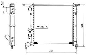 Nrf 506262 - RADIADOR RENAULT CLIO 1.2 RL/RN/RT