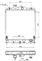Nrf 506355 - RADIADOR HONDA CIVIC 1.3/1,5  DIAM