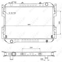 Nrf 506520 - RADIADORES TURISMOS MAZDA MAZDA 929