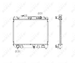Nrf 506709 - RADIADOR CU TOYOTA STARLET 78-