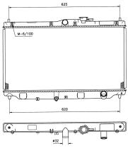 Nrf 506717 - RADIADOR HONDA - ROVER ACCORD 1,8 /