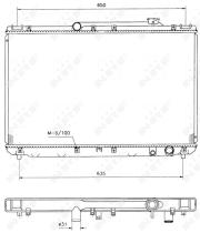  506721 - RADIADOR ALU BRAZED TOYOTA CAMRY 91