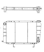 Nrf 507117 - RADIADOR PEUGEOT 505 2.0 TI/STI