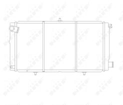 Nrf 507210 - RADIADOR CU CITROEN C15 84-