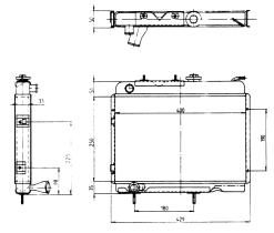 Nrf 507312 - RADIADOR RENAULT R  4 TL / R 6 L