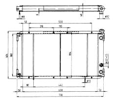 Nrf 507325 - RADIADOR RENAULT TRAFIC 2.4D