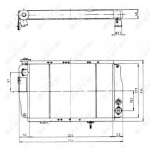 Nrf 507326 - RADIADOR CU RENAULT 5 1.3 LS, TS, T