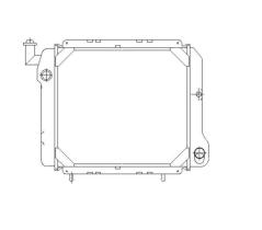 Nrf 507334 - RADIADOR RENAULT 11 82-