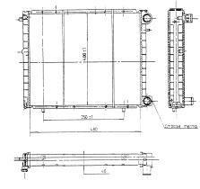 Nrf 507350 - RADIADOR RENAULT R 19 1.7 /1,8I/1,9
