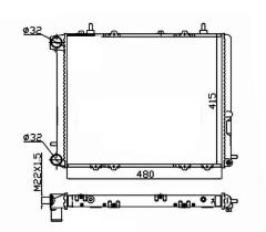 Nrf 507352A - RADIADOR ALU MECHAN RENAULT 19 88-