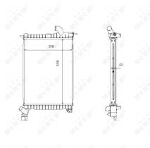 Nrf 507527 - RADIADOR ALU BRAZED OPEL VAUXHALL V