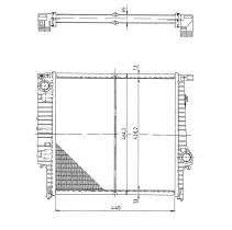 Nrf 507617 - RADIADOR BMW SERIE 3 E30 320I /7251