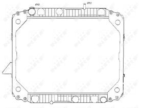 507670 - RADIADOR CU MERCEDES LK/LN2 84-