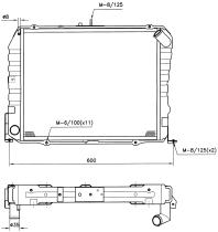 Nrf 508723 - RADIADOR TOYOTA HI - ACE 2.0 D