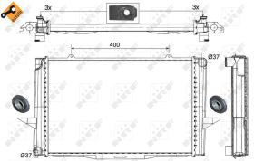 Nrf 509509 - RADIADOR ALU BRAZED VOLVO 850 91-