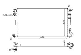  509510A - RADIADOR ALU MECHAN CITROEN BERLING