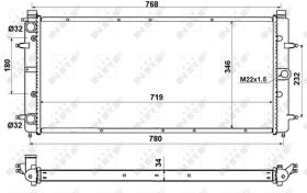 Nrf 509514 - RADIADOR ALU BRAZED VW TRANSPORTER