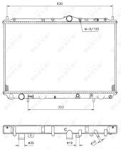  509517 - RADIADOR ALU BRAZED VOLVO S40 95-