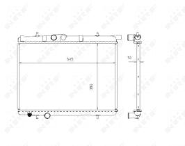 Nrf 509524 - RADIADOR ALU BRAZED PEUGEOT 206 98-