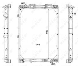  509537 - RADIADOR ALU BRAZED MAN F2000 94-