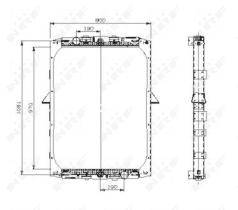  509551 - RADIADOR ALU BRAZED DAF 95 09/1987>