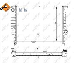 Nrf 509558 - RADIADOR ALU BRAZED BMW 320I 90-