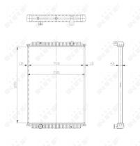  509564 - RADIADOR ALU BRAZED RENAULT TRUCKS