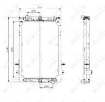  509586 - RADIADOR ALU BRAZED DAF 85 92-