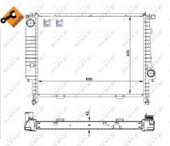 Nrf 509589 - RADIADOR ALU BRAZED BMW 524D 87-