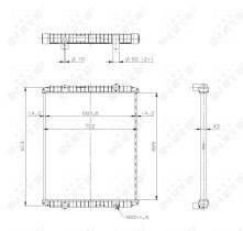  509706 - RADIADOR ALU BRAZED RENAULT TRUCKS