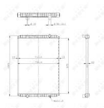 Nrf 509709 - RADIADOR ALU BRAZED RENAULT TRUCKS